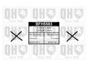 QUINTON HAZELL BFH5583 stabdžių žarnelė 
 Stabdžių sistema -> Stabdžių žarnelės
1K0 611 701N