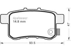 MGA 979 stabdžių trinkelių rinkinys, diskinis stabdys 
 Techninės priežiūros dalys -> Papildomas remontas
43022TA0A00, 43022TA0A70, 43022TL1G01