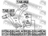 FEBEST 0124-GSU40RH vikšro valdymo svirtis 
 Ašies montavimas/vairavimo mechanizmas/ratai -> Valdymo svirtis/pasukamosios svirties sujungimas -> Vairo trauklės (valdymo svirtis, išilginis balansyras, diago
48068-0T011, 48068-48041