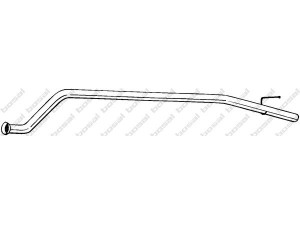 BOSAL 890-123 išleidimo kolektorius 
 Išmetimo sistema -> Išmetimo vamzdžiai
82002-10915, 58 54 222, 93850136
