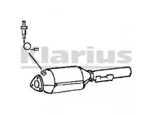 KLARIUS 311117 katalizatoriaus keitiklis 
 Išmetimo sistema -> Katalizatoriaus keitiklis
6K0131701H, 6N0131701HX, 191131701D