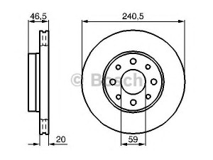 BOSCH 0 986 478 878 stabdžių diskas 
 Dviratė transporto priemonės -> Stabdžių sistema -> Stabdžių diskai / priedai
46419204, 46419204, 46419204