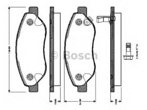 BOSCH 0 986 TB3 055 stabdžių trinkelių rinkinys, diskinis stabdys 
 Techninės priežiūros dalys -> Papildomas remontas
1605355, 93189822