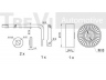 TREVI AUTOMOTIVE TA1756 skriemulių komplektas, V formos rumbuotas diržas 
 Diržinė pavara -> V formos rumbuotas diržas/komplektas -> Cilindrų komplektas