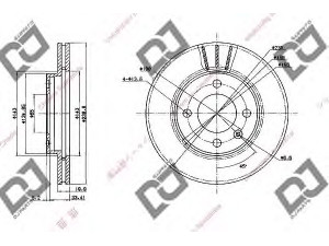DJ PARTS BD1978 stabdžių diskas 
 Dviratė transporto priemonės -> Stabdžių sistema -> Stabdžių diskai / priedai
321615301A, 321615301B, 321615301C