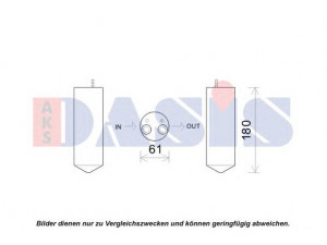 AKS DASIS 800658N džiovintuvas, oro kondicionierius 
 Oro kondicionavimas -> Džiovintuvas
96472167