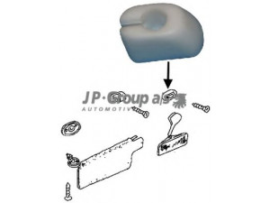 JP GROUP 8189800206 laikiklis, saulės skydelis 
 Vidaus įranga -> Saulės skydelis
111857561