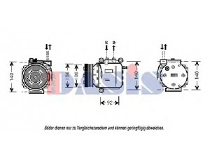 AKS DASIS 850910N kompresorius, oro kondicionierius 
 Oro kondicionavimas -> Kompresorius/dalys
4635892