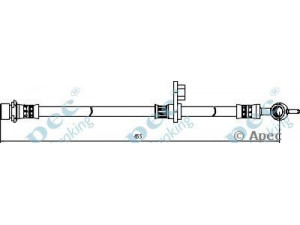 APEC braking HOS4083 stabdžių žarnelė 
 Stabdžių sistema -> Stabdžių žarnelės
9094702C35, 9094702C36, 9094702J38