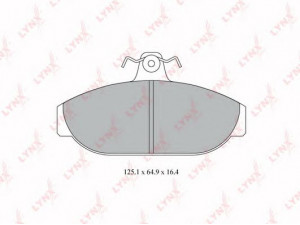 LYNXauto BD-7806 stabdžių trinkelių rinkinys, diskinis stabdys 
 Techninės priežiūros dalys -> Papildomas remontas
2701751, 270195, 2701951, 2711740