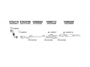 VENEPORTE 800149 išmetimo sistema 
 Išmetimo sistema -> Išmetimo sistema, visa