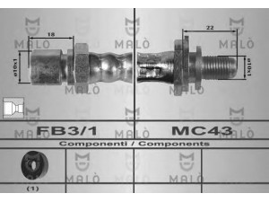 MAL? 80597 stabdžių žarnelė 
 Stabdžių sistema -> Stabdžių žarnelės
4482337