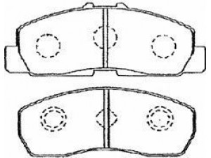 AISIN F1N005 stabdžių trinkelių rinkinys, diskinis stabdys
26296-KE000, 26296KE010, 26296KE020