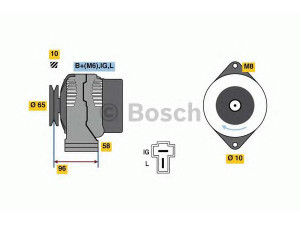 BOSCH 0 986 080 620 kintamosios srovės generatorius 
 Elektros įranga -> Kint. sr. generatorius/dalys -> Kintamosios srovės generatorius
27060 87112, 27060 87112 000, 27060 87512