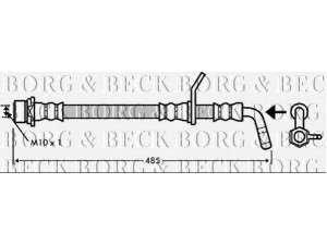 BORG & BECK BBH7349 stabdžių žarnelė 
 Stabdžių sistema -> Stabdžių žarnelės
9008094161