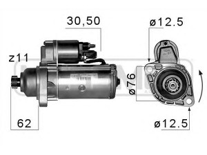 MESSMER 220141 starteris 
 Elektros įranga -> Starterio sistema -> Starteris
1111210, 1147432, YM21-11000-BA