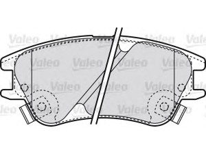 VALEO 598708 stabdžių trinkelių rinkinys, diskinis stabdys 
 Techninės priežiūros dalys -> Papildomas remontas
58101-02A10, 5810102A10