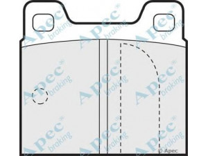 APEC braking PAD264 stabdžių trinkelių rinkinys, diskinis stabdys 
 Techninės priežiūros dalys -> Papildomas remontas
0060750566, 0060750725, 0060778317