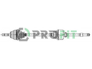 PROFIT 2730-0395 kardaninis velenas 
 Ratų pavara -> Kardaninis velenas
7700108248, 7700108248, 7700108248
