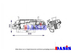 AKS DASIS 139002N šilumokaitis, salono šildymas 
 Šildymas / vėdinimas -> Šilumokaitis
0018301803, 0018301903, A0018301803