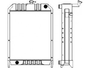 SAKURA  Automotive 1191-0506 radiatorius, variklio aušinimas