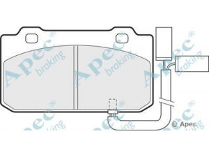 APEC braking PAD486 stabdžių trinkelių rinkinys, diskinis stabdys 
 Techninės priežiūros dalys -> Papildomas remontas
0060750465, 0060750760, 0060750778