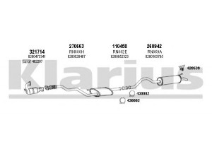 KLARIUS 720924E išmetimo sistema