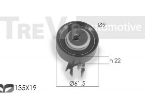 TREVI AUTOMOTIVE KD1160 paskirstymo diržo komplektas 
 Techninės priežiūros dalys -> Papildomas remontas
030198119A, 030198119A, 030198119A