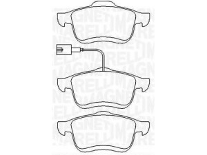 MAGNETI MARELLI 363916060288 stabdžių trinkelių rinkinys, diskinis stabdys 
 Techninės priežiūros dalys -> Papildomas remontas
77365396, 77364929, 77365311, 77365396