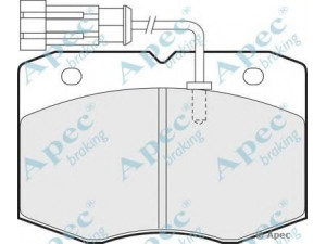 APEC braking PAD1057 stabdžių trinkelių rinkinys, diskinis stabdys 
 Techninės priežiūros dalys -> Papildomas remontas
1906428