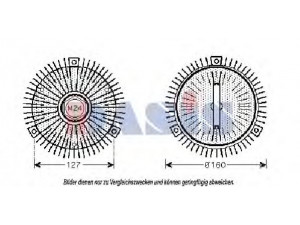 AKS DASIS 058440N sankaba, radiatoriaus ventiliatorius 
 Aušinimo sistema -> Radiatoriaus ventiliatorius
11522249216, 12522249216, 2249216