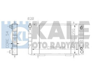 KALE OTO RADYATÖR 158599 radiatorius, variklio aušinimas 
 Aušinimo sistema -> Radiatorius/alyvos aušintuvas -> Radiatorius/dalys
BH-1002, BTP1823