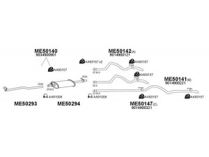 VENEPORTE 500174 išmetimo sistema 
 Išmetimo sistema -> Išmetimo sistema, visa