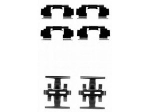 MINTEX MBA1088 priedų komplektas, diskinių stabdžių trinkelės