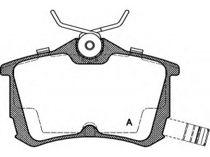 OPEN PARTS BPA0695.02 stabdžių trinkelių rinkinys, diskinis stabdys 
 Techninės priežiūros dalys -> Papildomas remontas
43022S1AE02, 43022S1AE03, 43022S1AE04