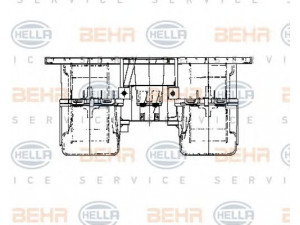 HELLA 8EW 009 160-791 vidaus pūtiklis 
 Šildymas / vėdinimas -> Orpūtė/dalys
81 61930 6064, 001 830 86 08, A 001 830 86 08