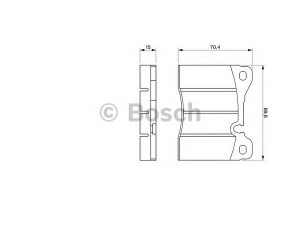 BOSCH 0 986 424 050 stabdžių trinkelių rinkinys, diskinis stabdys 
 Techninės priežiūros dalys -> Papildomas remontas
119 13 22 039 01/00, 60736109, 60737389