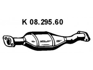EBERSPÄCHER 08.295.60 katalizatoriaus keitiklis; konversijos katalizatorius 
 Išmetimo sistema -> Katalizatoriaus keitiklis
8 55 057, 8 55 181