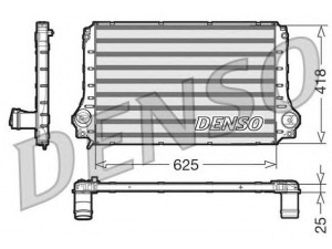 DENSO DIT50003 tarpinis suslėgto oro aušintuvas, kompresorius 
 Variklis -> Oro tiekimas -> Įkrovos agregatas (turbo/superįkrova) -> Tarpinis suslėgto oro aušintuvas
179400R010