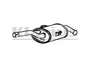 KLARIUS 220342 galinis duslintuvas 
 Išmetimo sistema -> Duslintuvas
220342, 6559000108