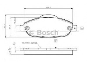 BOSCH 0 986 TB3 059 stabdžių trinkelių rinkinys, diskinis stabdys 
 Techninės priežiūros dalys -> Papildomas remontas
4253 93