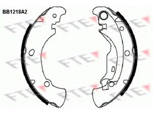 FTE BB1218A2 stabdžių trinkelių komplektas 
 Techninės priežiūros dalys -> Papildomas remontas
77362285, 9947690