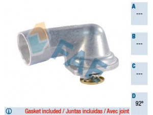 FAE 5320992 termostatas, aušinimo skystis 
 Aušinimo sistema -> Termostatas/tarpiklis -> Thermostat
1338014, 1338067, 1338078, 1338084
