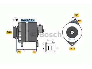 BOSCH 0 986 036 311 kintamosios srovės generatorius 
 Elektros įranga -> Kint. sr. generatorius/dalys -> Kintamosios srovės generatorius
27020 54160, 27030 54130, 27030 54140