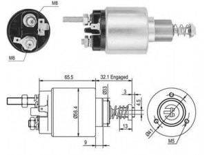 MAGNETI MARELLI 940113050049 solenoidinis jungiklis, starteris