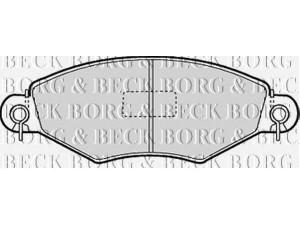 BORG & BECK BBP1623 stabdžių trinkelių rinkinys, diskinis stabdys 
 Techninės priežiūros dalys -> Papildomas remontas
425191, 425204, 425191, 425204
