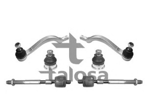 TALOSA 49-03683 pakabos komplektas 
 Ašies montavimas/vairavimo mechanizmas/ratai -> Valdymo svirtis/pasukamosios svirties sujungimas -> Vairo trauklės (valdymo svirtis, išilginis balansyras, diago
