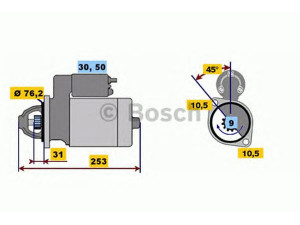 BOSCH 0 001 109 009 starteris
5840 147