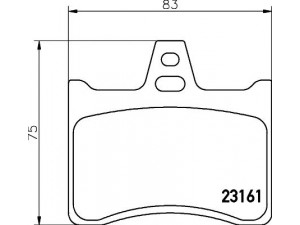 MINTEX MDB1881 stabdžių trinkelių rinkinys, diskinis stabdys
0000425175, 425129