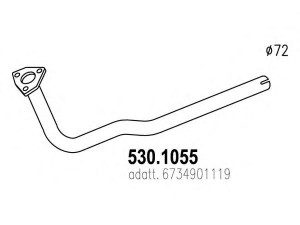 ASSO 530.1055 išleidimo kolektorius
6734901119